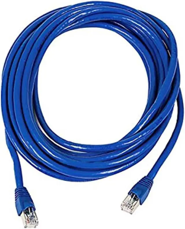 Alt view image 6 of 13 - Monoprice Cat6A Ethernet Patch Cable - 20 Feet - Blue | Network Internet Cord - RJ45, Stranded, 550Mhz, STP, Pure Bare Copper Wire, 10G, 26AWG