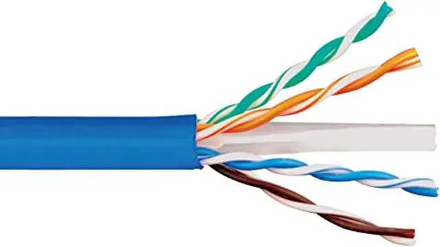 Alt view image 5 of 7 - Icc ICC-ICCABR6E-BL Cat6E Cmr Pvc Cable Blue