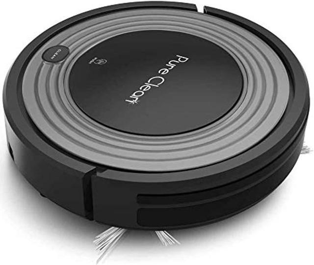 pure clean automatic robot vacuum cleaner black