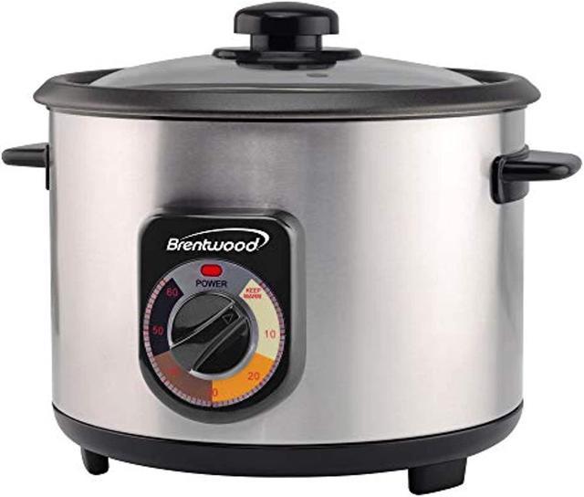 Brentwood 8-Quart Stainless Steel Slow Cooker