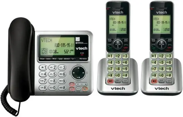 Main image of vtech cs6649-2 dect 6.0 2-handset landline telephone