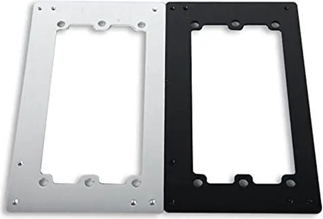 Alt view image 4 of 4 - Desktop ATX Power Supply Baffle Computer Small Chassis SFX Power to ATX Bracket MATX Conversion Frame(Silevr)