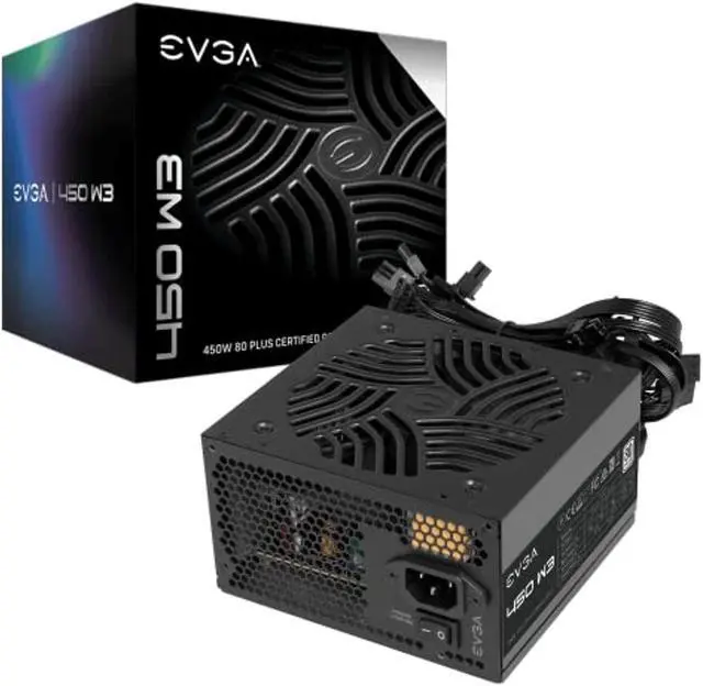Alt view image 13 of 13 - EVGA 450 W3 Power Supply,80 PLUS Certification,450W power supply,White,100-W3-0450-K1