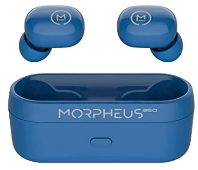 Alt view image 10 of 10 - Morpheus 360 Spire True Wireless Earbuds - Bluetooth In-Ear Headphones with Microphone - TW1500L - HiFi Stereo - 20 Hour Playtime - Binaural - In-ear Wireless Headphones - Magnetic Charging Case - USB