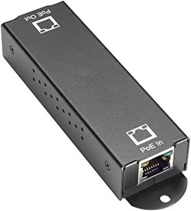 Alt view image 4 of 4 - Black Box Innovations 10/100/1000Base-T Poe+ Ethernet Repeater LPR1111