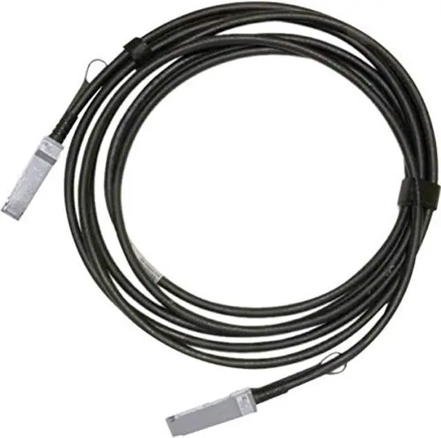 Alt view image 7 of 7 - Mellanox Passive Copper Cable, ETH 100GbE, 100Gb/s, QSFP28, 1m, Black, 30AWG, CA-N