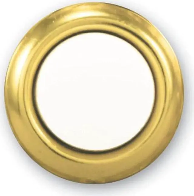 Alt view image 2 of 3 - Heathco 455-G-A 1 x 6 x 2.75 Pearl Doorbell - Gold