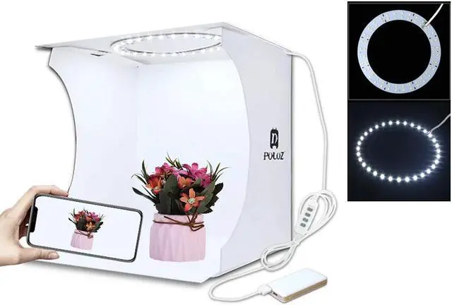 Main image of Mini Foldable Photo Studio Box Photography LED Lightbox Studio Shooting Tent kit