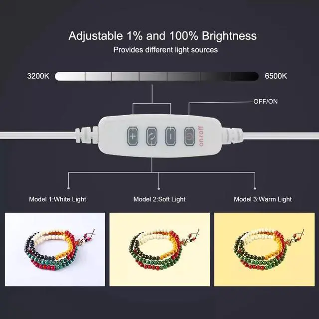 Alt view image 5 of 7 - Mini Foldable Photo Studio Box Photography LED Lightbox Studio Shooting Tent kit