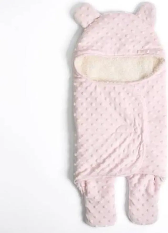 Alt view image 2 of 5 - Baby Swaddle Newborn Cotton Wrap Infant Sleeping Bag Baby Cotton Swaddle Blanket Swaddle Baby Security Wrap