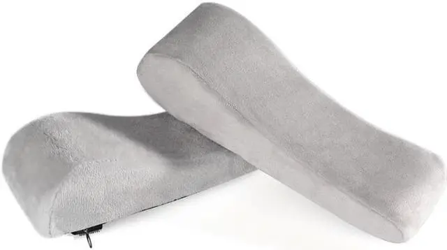 Alt view image 2 of 4 - Armrest Pads Covers Foam Elbow Pillow for Forearm Pressure Relief Comfy Arm Rest Cover For Office Chairs Wheelchair Gaming Chair