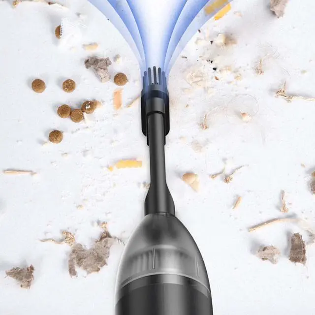 Alt view image 4 of 7 - 4.3kPa Cordless Keyboard Cleaner Rechargeable Mini Vacuum Cleaner with LED Light Handheld Desk Vacuum Cleaner for Cleaning Dust, Hairs, Crumbs for Sofa, Piano, Computer, Car, Pet House and Home Use