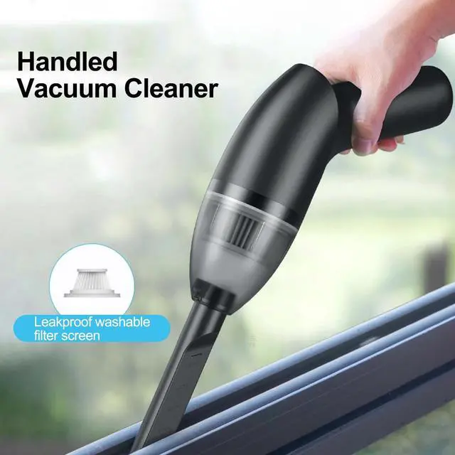 Alt view image 3 of 7 - 4.3kPa Cordless Keyboard Cleaner Rechargeable Mini Vacuum Cleaner with LED Light Handheld Desk Vacuum Cleaner for Cleaning Dust, Hairs, Crumbs for Sofa, Piano, Computer, Car, Pet House and Home Use