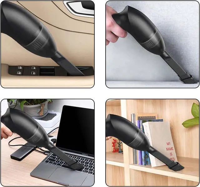 Alt view image 6 of 7 - 4.3kPa Cordless Keyboard Cleaner Rechargeable Mini Vacuum Cleaner with LED Light Handheld Desk Vacuum Cleaner for Cleaning Dust, Hairs, Crumbs for Sofa, Piano, Computer, Car, Pet House and Home Use