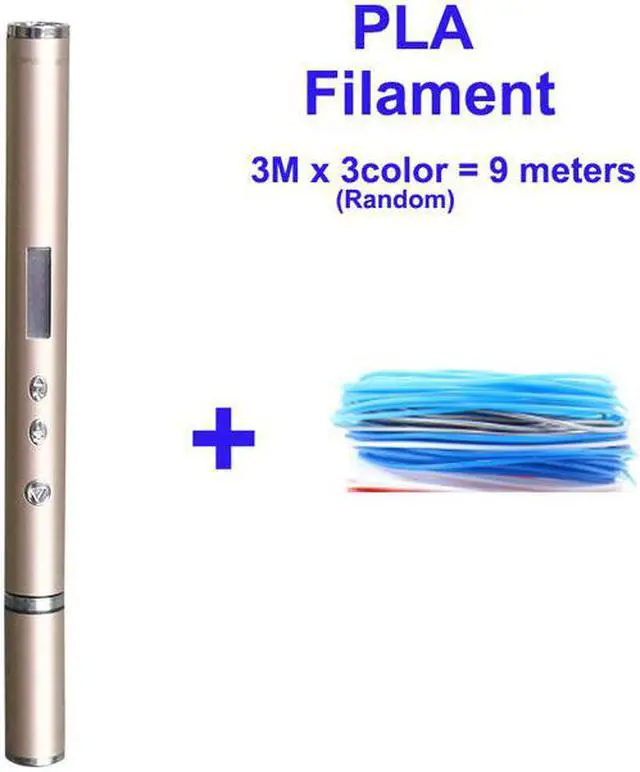 Alt view image 3 of 7 - 3D Pen Scribble Pen OLED PLA ABS Filament 3D Printer Christmas Presents Lapiz 3D Printing Pen for School 3D Pencil Gadget