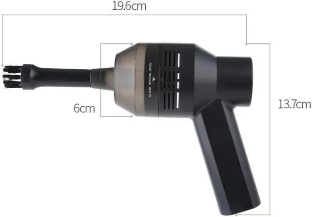 Alt view image 7 of 7 - WTS Mini Vacuum Cleaner Small Handheld Vacuum Cordless,USB Charging Dust Busters,Easy to Clean Desktop, Keyboard, Drawer, Car Interior, Pet Hair and Other Crevices