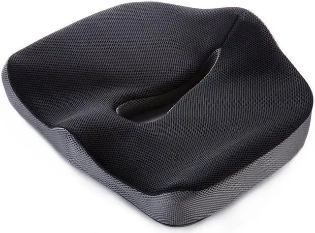Main image of Seat Cushion Memory Foam Coccyx Pad Tailbone Sciatica Lower Back Pain Relief for Office Desk Chairs Car Seat