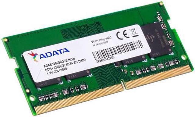 ADATA 8GB, DDR4, 3200MHz (PC4-25600), CL22, DIMM Memory at