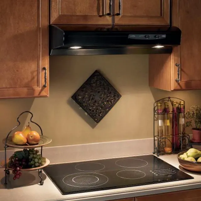 Alt view image 2 of 5 - BROAN 42" Under Cabinet Hoods QS1 Series (Allure I) Range Hood QS142BL Black