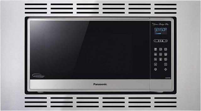 Alt view image 2 of 4 - Panasonic 30" Trim Kit for Select Microwaves, Stainless Steel NN-TK732SS