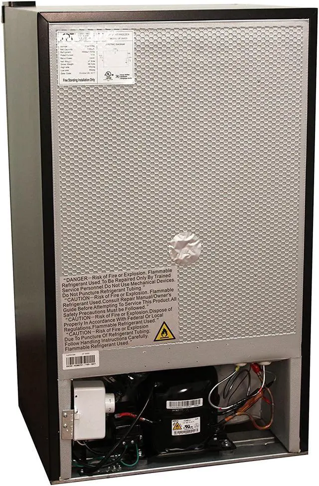 Alt view image 4 of 6 - Sunpentown 3.0 cu.ft. Upright Freezer with Energy Star, Stainless Steel UF-304SS