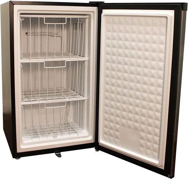 Alt view image 2 of 6 - Sunpentown 3.0 cu.ft. Upright Freezer with Energy Star, Stainless Steel UF-304SS