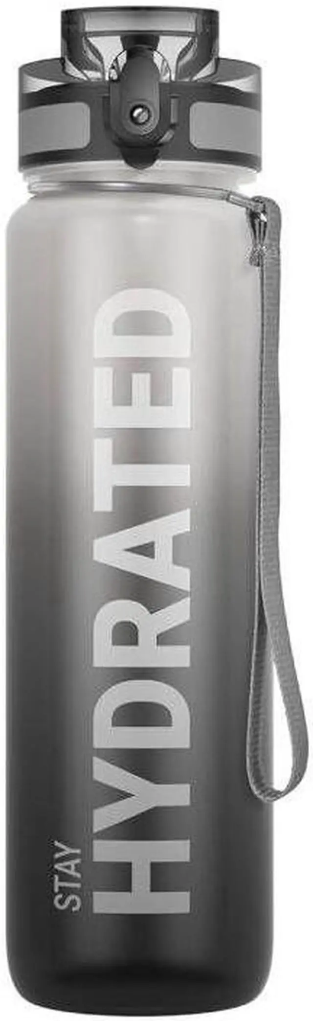 Alt view image 6 of 7 - Water Bottle 32oz, Durable and Leakproof Water Bottles Motivational with Time Marker, Tritan, BPA Free, Wide Mouth with Easy Clean Brush for Gym, Travel, Home, School, Office (1 Bottle)