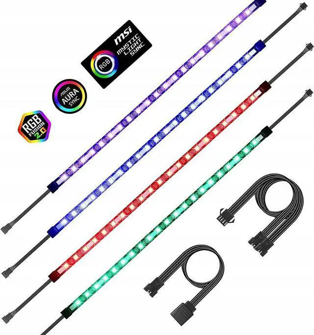 Alt view image 2 of 7 - 12V 4-pin connectors PC RGB LED strip