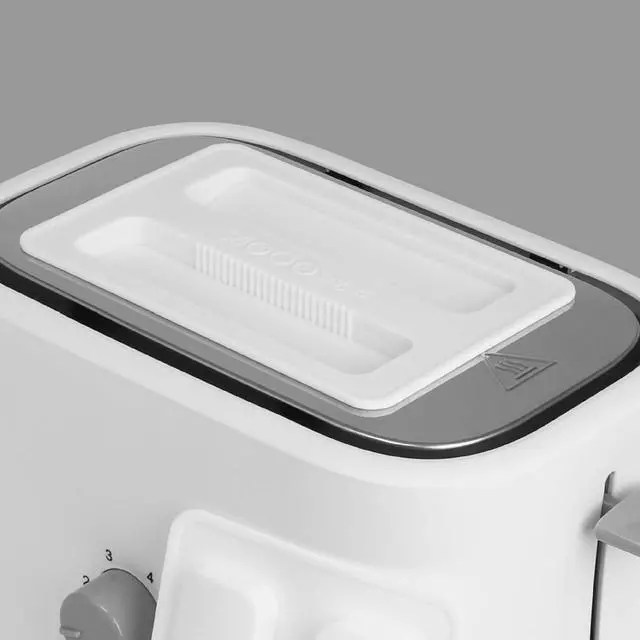 Alt view image 6 of 6 - 2 Pack Toaster Cover 2 Slice Toaster Cover Silicone Toaster Lid Bread Machine Cover Bread Maker Accessories (White)