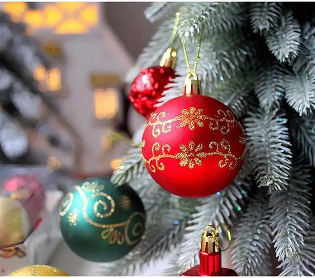 Alt view image 3 of 4 - Newest Christmas Tree Ornament, 72pcs Christmas Tree Decoration Set Red Green Gold Christmas Ball Shatterproof Hanging Tree Ornament Assortment SetNewest Christmas Tree Ornament, 72pcs Christmas Tree