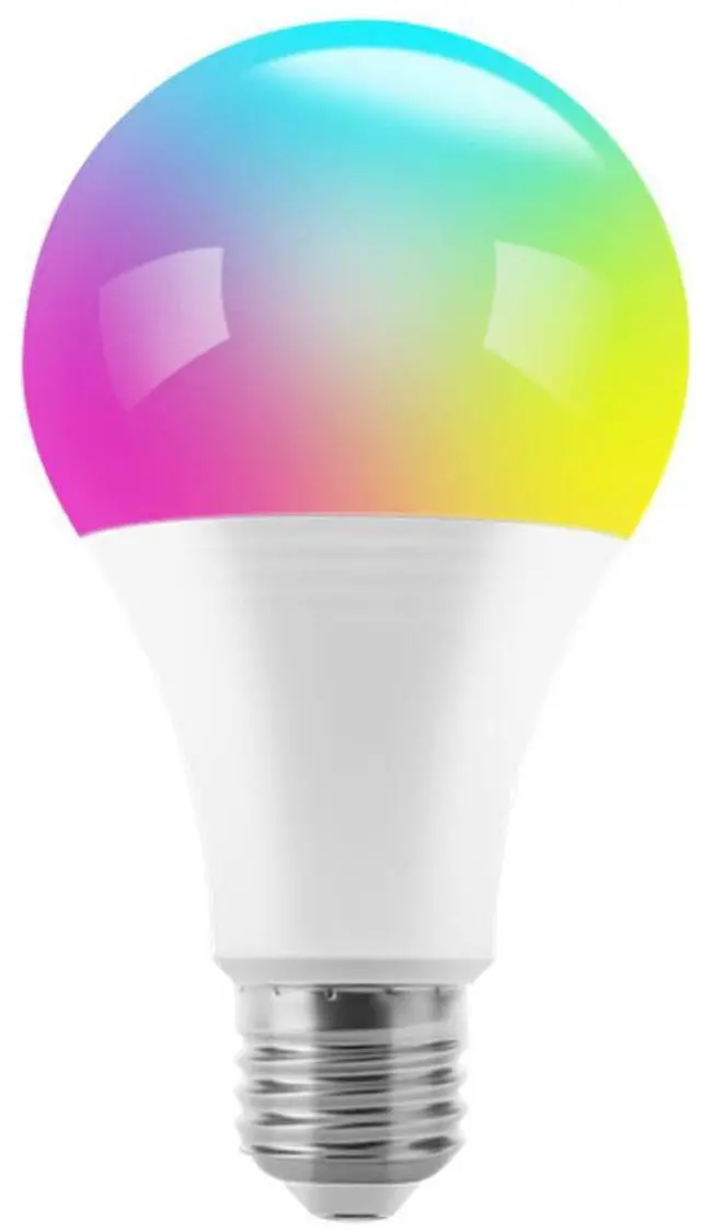Alt view image 6 of 6 - RGB Color Changing Light Bulbs,15W RGB LED Light Bulbs A70 E27/E26 Warm White 6500K,16 Color Multicolor Light Bulb Dimmable Light for Home Party Bedroom