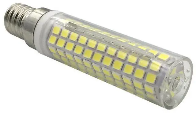 Alt view image 3 of 7 - E11 LED Corn Bulb 15W Dimmable Ceramic LED Light Bulbs 120W Equivalent 136 LEDs 2835 SMD 1500LM Cool White 6500K T3/T4 JDE11 E11 Mini Candelabra Base for Home Lighting, 6Pack