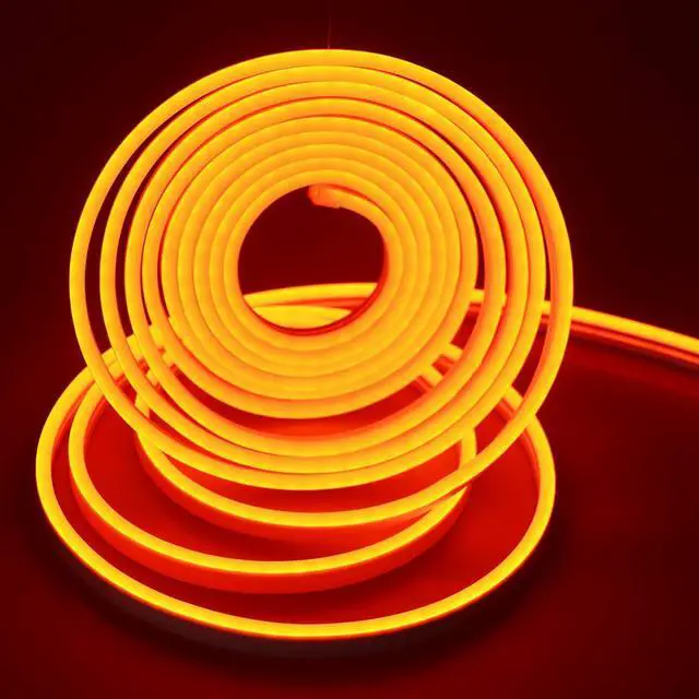 Alt view image 2 of 7 - 16.4ft Dimmable White led Light Strip Flexible Silicone LED Neon Rope Lights DC12V IP67 for DIY Indoor & Outdoor Sign Letters Kichen Clubs Shopping malls Holiday Event