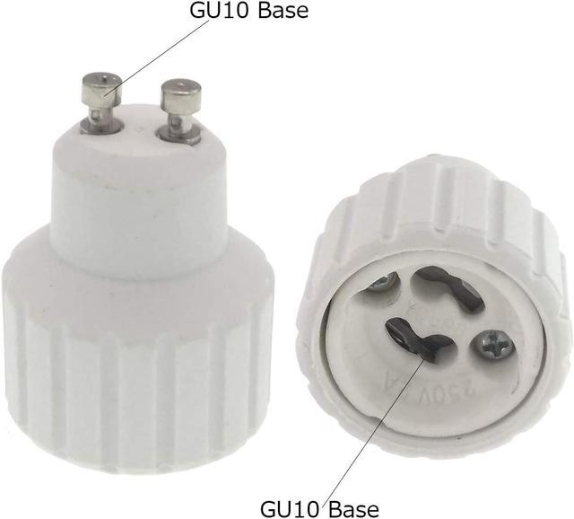 Alt view image 4 of 4 - Gu10 to Gu10 Socket Extender, OmaiLighting Gu10 to Gu10 Light Bulb Lamp Adaptor Converter Holder (6 Pcs,Gu10-Gu10)