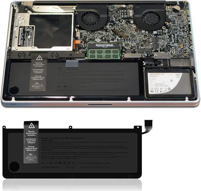 Alt view image 5 of 7 - BatPower A1309 Replacement Laptop Battery for Apple Early 2009 Mid 2009 2010 MacBook Pro 17 inch A1297 EMC 2272 A1297 EMC 2329 EMC 2272 EMC 2352 Battery MacBook Pro 17" A1297 Apple A1309 Battery 95Wh