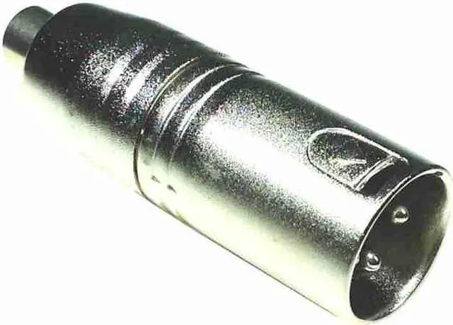 Main image of American Recorder Technologies XLR Male to RCA Female Adapter Nickel