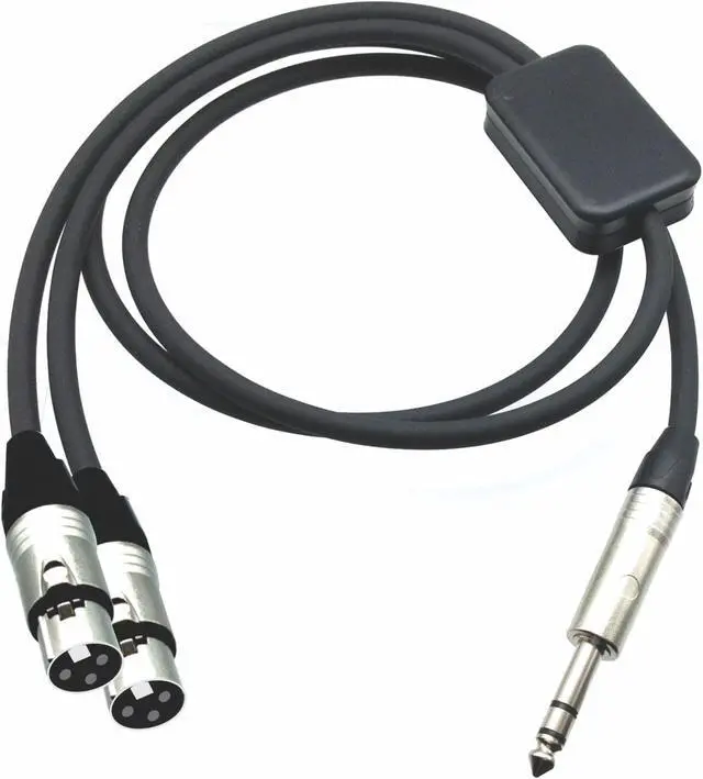 Main image of PRO Series Y Cable - 1/4" TRS Male to Dual Female