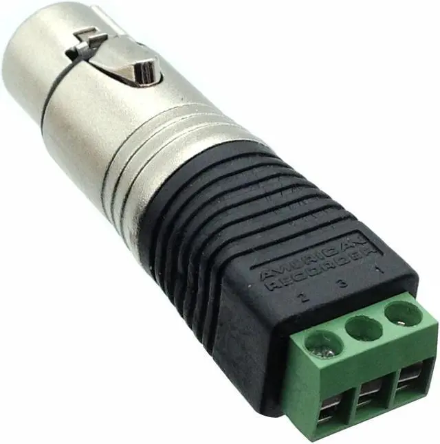 Main image of 3 Pin Female XLR to Screw Terminal Adapter