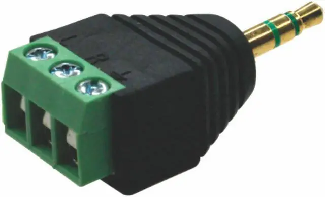 Main image of 3.5mm TRS Male to Screw Terminal Adapter