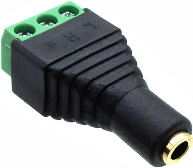 Main image of 3.5mm TRS Female to Screw Terminal Adapter