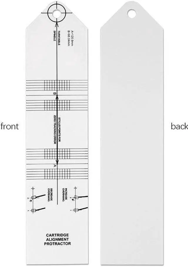 Alt view image 4 of 4 - Turntable Cartridge Alignment Protractor