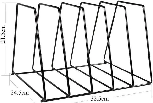 Alt view image 4 of 4 - Countertop Vinyl Disc LP Record Wire Rack Holder