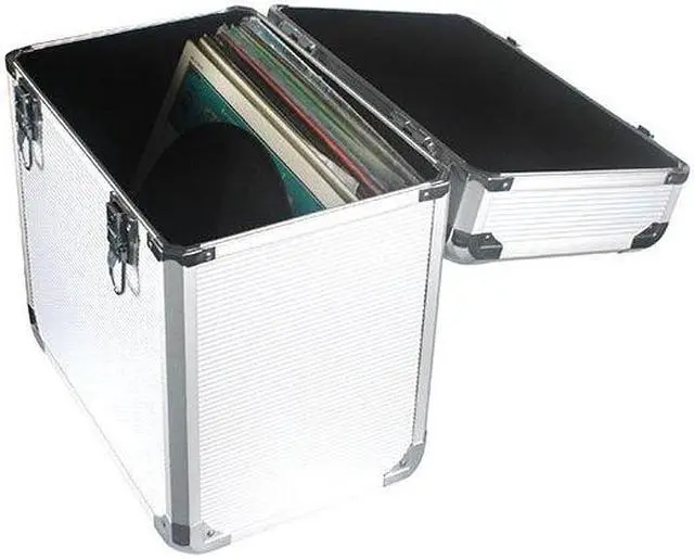 Alt view image 5 of 6 - Aluminum Vinyl Disc LP Record Storage Case
