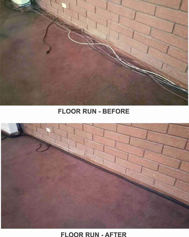 Alt view image 4 of 7 - 1.5 inch SNAKESKIN Wire & Cable Cover - black - 25 feet