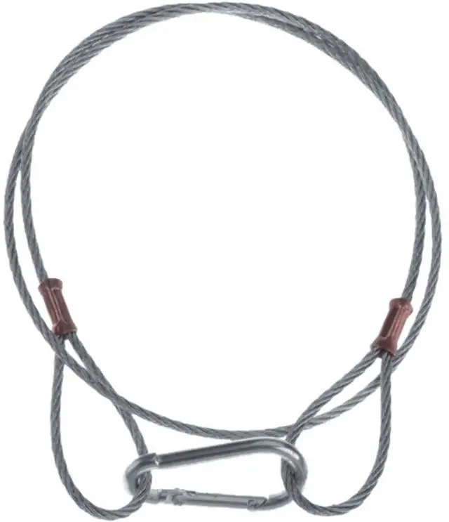 Main image of SAFETY CABLE 32IN X3MM, LOAD CAPACITY 44LBS