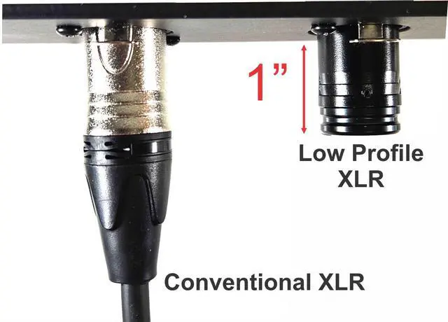 Alt view image 3 of 3 - AMERICAN RECORDER Low Profile XLR to XLR Balanced Patch Cable