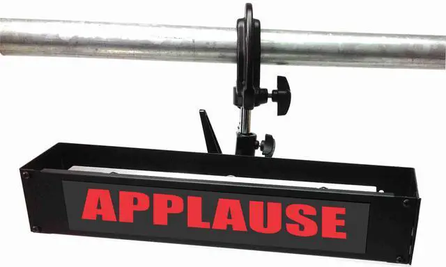 Alt view image 2 of 3 - AMERICAN RECORDER - 2RU "APPLAUSE" LED Lighted Sign with Pole Clamp Kit