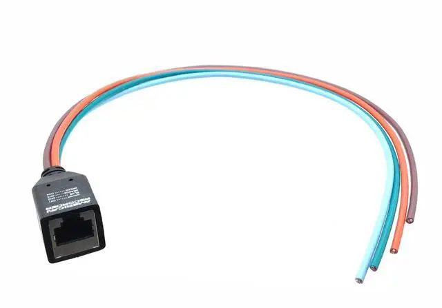 Main image of AMERICAN RECORDER RJ45 Female to 4 each Balanced Bare End Breakout Adapter