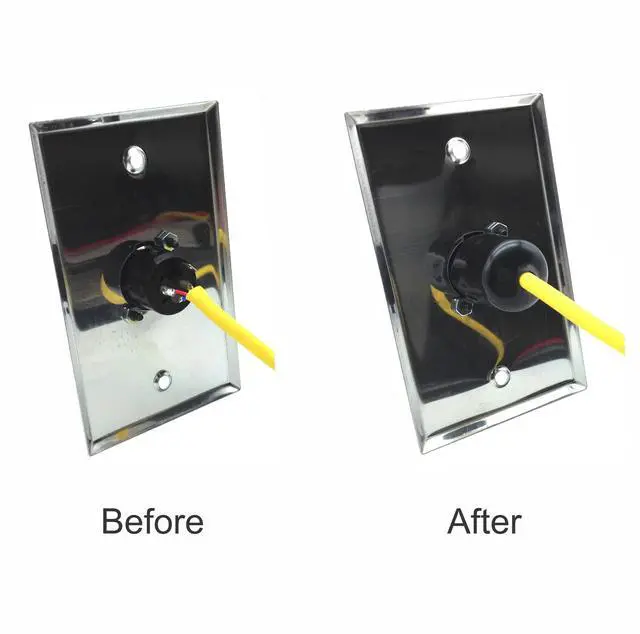 Alt view image 2 of 3 - AMERCIAN RECORDER Rear Protective Cover for Panel Mount and Screw Terminal XLR Connectors