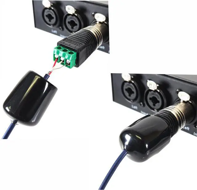 Alt view image 3 of 3 - AMERCIAN RECORDER Rear Protective Cover for Panel Mount and Screw Terminal XLR Connectors